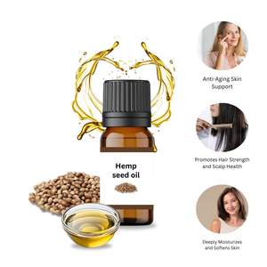 Aceite de semilla de cáñamo prensado en frío de grado INCI para uso cosmético y cuidado de la piel Exportador OEM a granel - Product Image 2