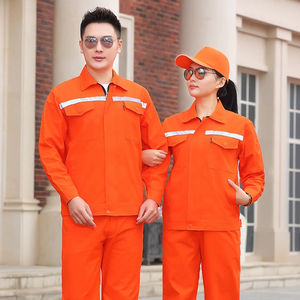 Salopette de sécurité moderne en polyester Vêtements de travail de construction pour hommes Uniformes de travail confortables Service OEM pour groupe d'adultes - Product Image 4