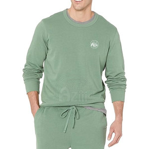 <b>Top</b> Selling High Quality Winter Casual Solid Men <b>Sweat</b> Suits Lightweight Breathable Polyester/Cotton - Product Image 6