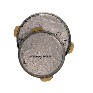 Plateau à chocolat en acier inoxydable Plateau à chocolat fait main plaqué argent Vente chaude Nouveau plateau à chocolat fantaisie - Product Image 5