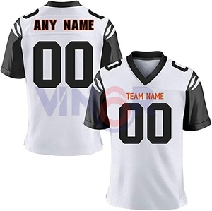 Sublimated jersey for men custom logo breathable plus size sportswear team <b>clothing</b> wholesale American <b>Football</b> Jersey - Product Image 6