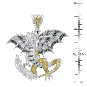 Pendentif photo en argent 925 plaqué or rose, moissanite personnalisée, coupe ronde brillante, style hip-hop, portrait en émail, cadeau glacé pour homme - Product Image 6