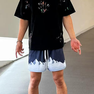 Venta al por mayor nuevos pantalones cortos de Baloncesto de los hombres de ajuste cómodo personalizado de talla grande transpirable diseño múltiples selecciones BSCI ropa deportiva - Product Image 4