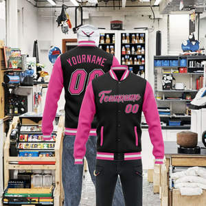 Chaquetas de Béisbol Varsity para Hombre en Venta, Diseño con Parches, Bordado, Impresión Personalizada, Servicio OEM, Chaquetas para Hombre Adultos - Product Image 2