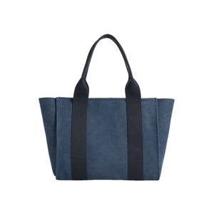 High Quality Recycled Cotton Canvas Tote Bag With Many Pockets New Fashion Design Low MOQ for Beach Use - Product Image 1