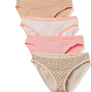 MONO RIDESR Women's High-Waisted Panties Lace <b>Thong</b> Cotton Briefs Boyshorts Medium Control Breathable <b>Seamless</b> Comfort Redefined - Product Image 1
