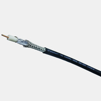 Kabel Koaksial SREXACT 3G HD-SDI Twisted Pair Konektor XLR Selubung PVC Pelindung Aluminium Foil+Braid 75 Ohm Diameter Luar 7.0mm