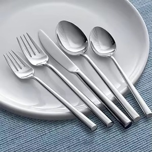 ชุดช้อนส้อมโลหะสีรุ้งแบบพรีเมี่ยมชุดช้อนส้อมสแตนเลสมีดส้อมเครื่องใช้สำหรับงานเลี้ยงและงานแต่งงาน - Product Image 2