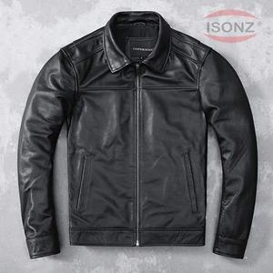 2024 Venta al por mayor de alta calidad logotipo personalizado impresión mejor diseño cómodo chaqueta de cuero para hombres en diferentes colores - Product Image 1