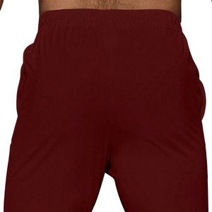 Pantalon décontracté léger pour homme, taille élastique avec cordon de serrage, coupe droite, respirant, séchage rapide, idéal pour l'été et les voyages, 100 % polyester - Product Image 4