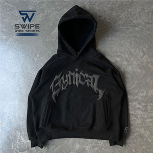 เสื้อฮู้ดสวมหัวสำหรับผู้ชาย, เสื้อสเวตเชิ้ตมีฮู้ดโอเวอร์ไซส์ผ้าคอตตอนผ้าฟลีซผ้าเกล็ดปลา3D ดีไซน์100% - Product Image 3