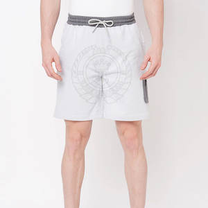 Pantalones cortos de hombre superventas de alta calidad cintura elástica 100% algodón sólido secado rápido ropa de entrenamiento uso Casual - Product Image 1