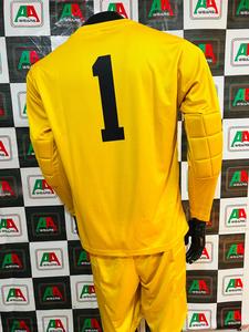 Goal Keeper-almohadilla de codo para rodilla, sublimación, calcetines de fútbol con logotipo personalizado, calidad OEM, Jersey, pantalones cortos, mangas completas - Product Image 4