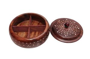 กล่องไม้สำหรับเก็บโรตีขนาดใหญ่ จุได้หลายชิ้น ปลอดภัยต่อสุขอนามัย กล่องโรตีไม้มะม่วงแบบเรียบง่าย พร้อมฝาปิด - Product Image 6