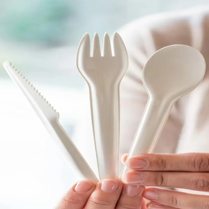 Couteau jetable biodégradable durable de 155 mm, écologique, sans BPA, solution de vaisselle durable, vaisselle, couteaux - Product Image 1