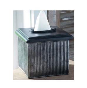 Porte-serviettes et mouchoirs en métal nordique de luxe avec décoration de table en finition galvanisée pour usage domestique - Product Image 3