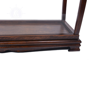 Vitrina clásica de madera de cedro marrón, suministros de artesanía de arte náutico alto de tamaño mediano, artesanía, decoración del hogar, técnica pintada a mano - Product Image 5