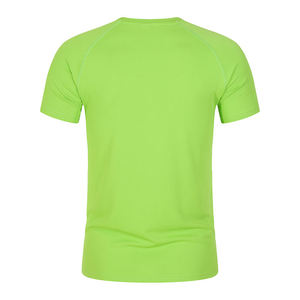 Unisexe 100% Polyester Blend Sublimation Soild T-shirts Blanches d'Entraînement Respirant à Manches Courtes pour Sublimation - Product Image 5