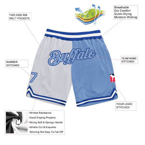 Pantalones cortos de baloncesto holgados duraderos y cómodos para sesiones de práctica, pantalones cortos de baloncesto de estilo de vida activo para uso diario - Product Image 5