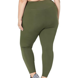 Pantalons de sport pour femmes, taille haute, respirants, écologiques, en élasthanne/nylon, leggings évasés élastiques, poche, sport, fitness, yoga - Product Image 4