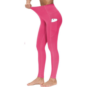 Pantalones de yoga con gráfico de logotipo personalizado transpirable de alta calidad para mujer Leggings deportivos para ejercicio de levantamiento de cadera-Nueva llegada - Product Image 5