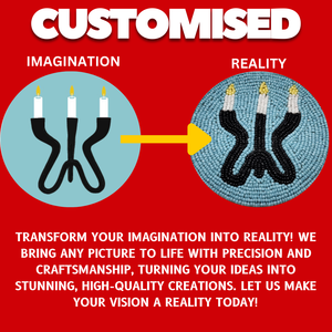 Camino de mesa con cuentas hecho a mano moderno con patrón bordado decorativo para el hogar para Decoración de mesa de comedor y accesorios de cocina - Product Image 6