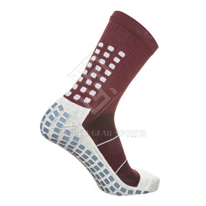 Custom Design Winter Thin Sports Socks Cuff Logo <b>High</b> Quality Breathable Eco-Friendly Wool/Nylon <b>Knee</b>-<b>High</b> Men's Football Socks - Product Image 2