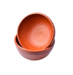 Juego de 2 cuencos de arcilla para servir la cena, cuenco acrílico de Color Natural para frutas y fideos, lazo acrílico para mezclar hecho a mano a granel - Product Image 6