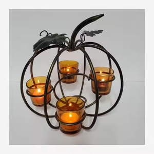 Candelero votivo con acabado negro de Metal en forma de árbol de Navidad, artículo decorativo para decoración del hogar y la habitación, uso de vela votiva - Product Image 6