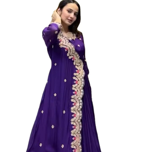 Salwar de Piel Sintética Estilo Islámico con Bordado y Hilos Múltiples para Fiestas, Disponible en Varios Tamaños y Colores - Product Image 1