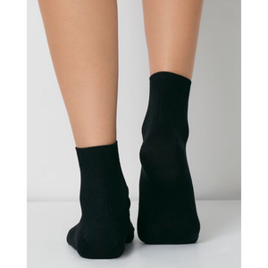 Calcetines atléticos de algodón para mujer, calcetines de mujer con logotipo de puño inferior con patrón de letras de punto personalizado de algodón 100% - Product Image 2