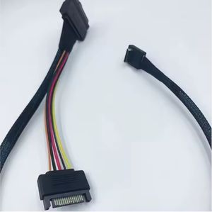 Mini Sas Oculink 4i Pcie 4.0 Nvme Sff-8611 90 Graden Elleboog Naar 8639 U.2 Datakabel Voor Sdd T Gegevensoverdracht Gen4 - Product Image 6