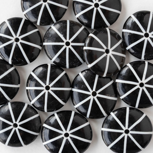 Perles de fabrication de bijoux en corne de bœuf véritable de haute qualité, personnalisées, brunes, faites à la main, lisses et polies, accessoires de bricolage pour designers, collier - Product Image 3