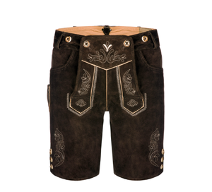 Nuevo Lederhosen bávaro personalizado, ropa alemana, pantalones cortos hechos de cuero de ante de cabra, pantalones tradicionales, superventas 2025 - Product Image 4