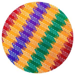 Elegant 270 GSM <b>Ethnic</b> Textile for Cultural Fashion and Traditional Wear Width 51 Kente Jacquard Woven Cotton Fabric - Product Image 4