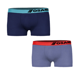 Haute qualité mi-hauteur hommes boxeurs coton respirant élastique Sexy sous-vêtements Viscose tissu 3/4/6 Pack Vinh Hung Vietnam vêtement - Product Image 1