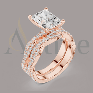 10K Anillo recortado floral Diseño hueco para ella - Product Image 1