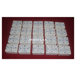 Vous cherchez si magnifique blanc marbre vert nacre Rectangle forme fleur incrustation Design boîtes à bijoux pour la décoration but - Product Image 1