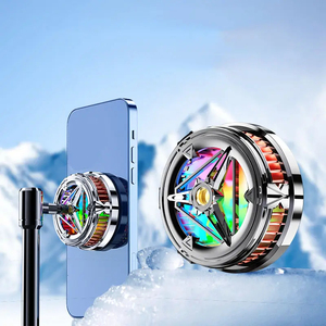 Magnetische Gaming Telefoon Koeler Ventilator Met Rgb Verlichting, USB-C Aangedreven, Snelle Koeling, Magnetische Mount Voor Universele Mobiele Telefoon - Product Image 4