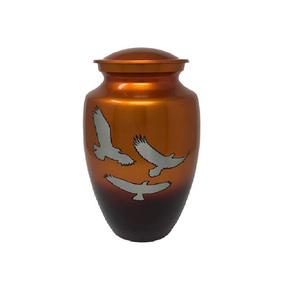 Urne funéraire personnalisée en laiton en forme de cœur argenté, urne à cendres en bronze massif avec empreinte de patte dorée pour adultes, style américain, prix - Product Image 1