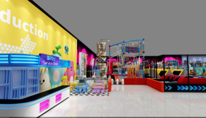 Parque Infantil Interior con Temática Deportiva y de Entretenimiento para Niños, con Toboganes y Trampolí<span class=keywords><strong>n</strong></span>, Equipo de Juego para Clubes Infantiles y Centros de Juego - Product Image 3