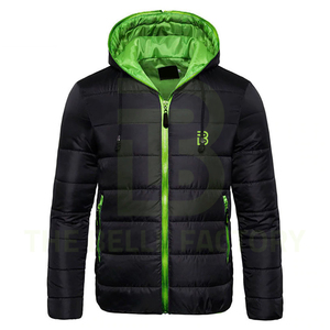 Chaqueta acolchada de invierno para hombre superventas lona personalizada de alta calidad con cuello levantado recién llegado servicio OEM - Product Image 5