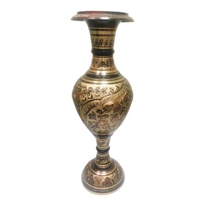 Elegante estatuilla de ciervo de latón, estatua de decoración de lujo para el hogar, escultura de Reno Vintage, pieza de arte con acento de Animal de latón moderno - Product Image 2