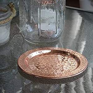 Best Quality Brass Copper <b>Coasters</b> Hammered Solid Brass <b>Coasters</b> Handmade Copper <b>Coasters</b> for <b>Drinks</b> Tabletop Decorations - Product Image 4