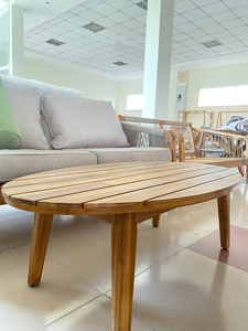 ชุดโซฟาเชือกกลางแจ้งที่สะดวกสบายพร้อมเบาะและโต๊ะรูปไข่สำหรับโรงแรมและภายนอกเฟอร์นิเจอร์กลางแจ้ง - Product Image 3