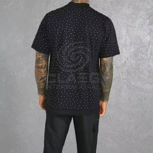 Haute qualité 100% Polyester hommes t-shirt séchage rapide et respirant strass vêtements léger personnalisation avec prix de gros - Product Image 2
