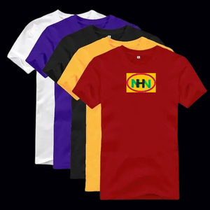 T-shirt uni pour homme, vente en gros, design vierge personnalisable, 100% coton, séchage rapide, écologique, manches courtes, exportation Bangladesh - Product Image 1