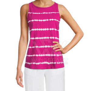 Cómoda ropa de fitness para gimnasio Camiseta sin mangas para mujer Ropa activa Precio bajo En stock Camiseta sin mangas para mujer - Product Image 3