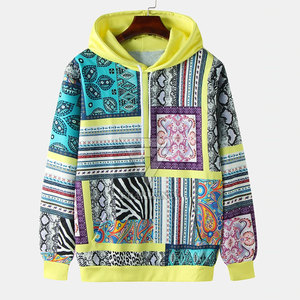 Derniers sweats à capuche imprimés pour hommes, vêtements décontractés Offre Spéciale Sweats à capuche imprimés pour hommes Basics Sweats à capuche imprimés en coton mélangé pour hommes - Product Image 1