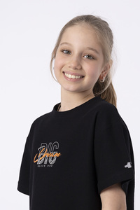 hot sale Small Size girls Graphic 100% Cotton girls Kids T-Shirt & Wholesale cheap Custom Logo girls t-shirt - Product Image 3